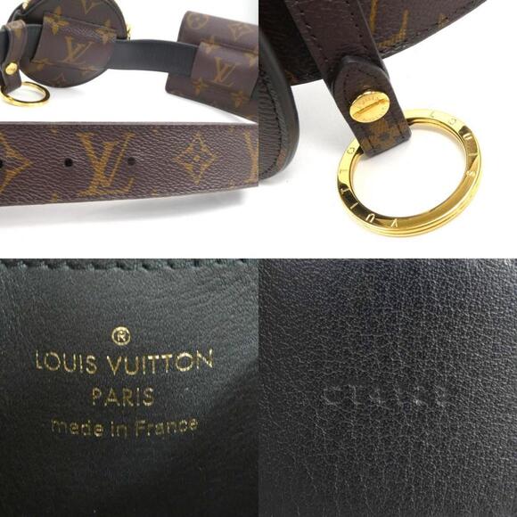 LOUIS VUITTON Authentic Brown Monogram Canvas Pouch - Picture 5 of 5
